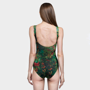 Leafage - One-Piece Swimsuit