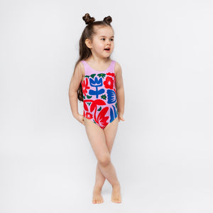 Floral - One-Piece Swimsuit